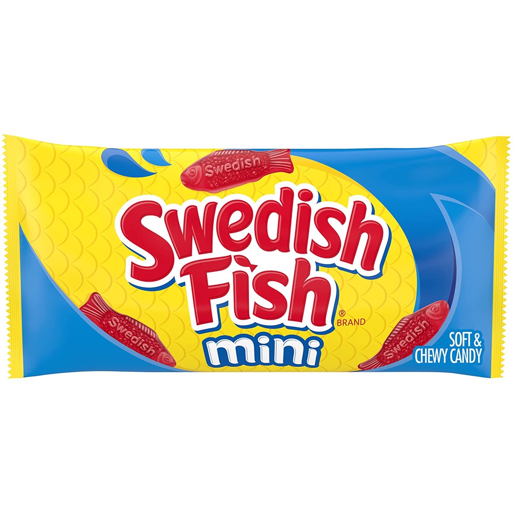 Jual Swedish Fish Mini Soft & Chewy Candy 2 - 3.5 Oz | Shopee Indonesia