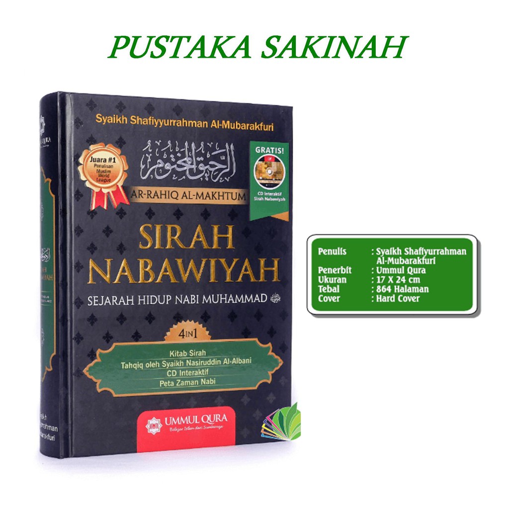 Jual BUKU ISLAM SEJARAH | Ar-Rahiq Al-Makhtum Sirah Nabawiyah: Sejarah ...