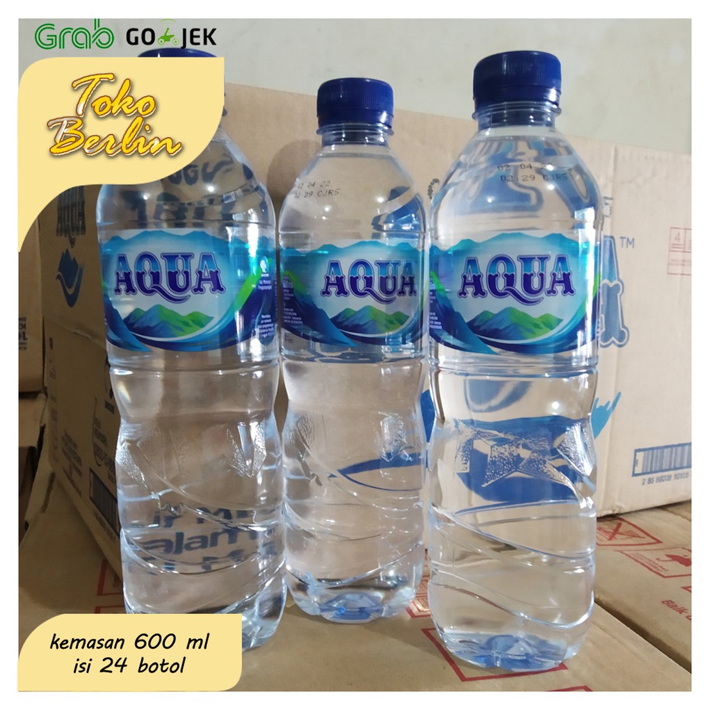 Jual Aqua 600 Ml Isi 24 Botol Air Minum Mineral Shopee Indonesia 2048