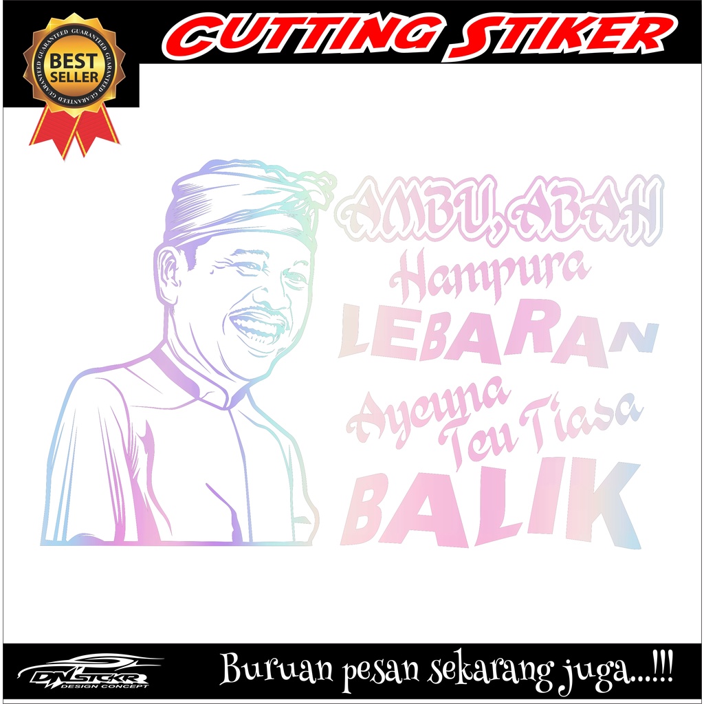 Jual Cutting Stiker / Cuttig Sticker / Stiker Kata Kata/ Stiker Kata ...