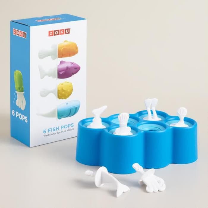 Jual 6 Fish pops ( cetakan silicon es krim 6 macam bentuk ) | Shopee ...