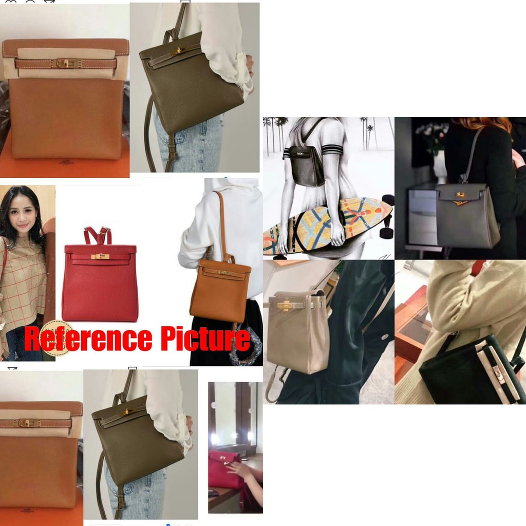 Hermes kelly outlet ado backpack size