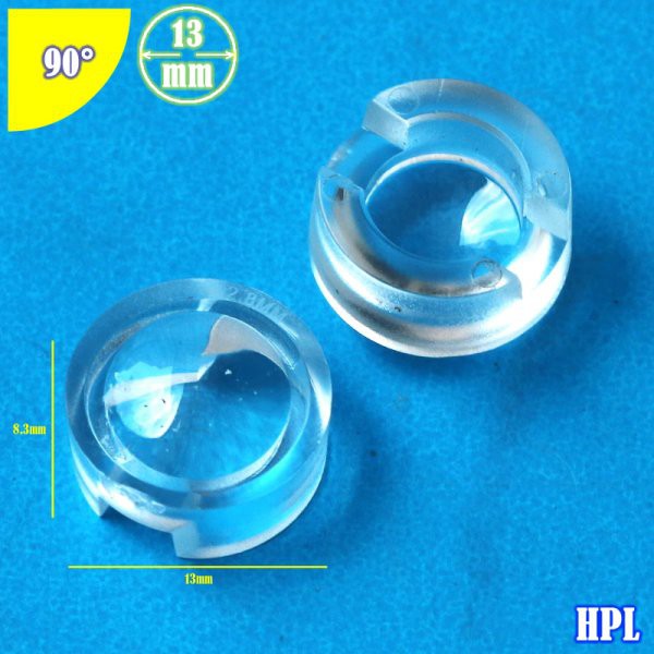 Jual Lensa 90 Derajat Led HPL 1 - 3 Watt Convex MINI PMMA 13mm | Shopee ...