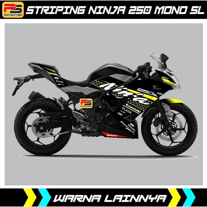 Jual Striping Ninja Mono Sl Decal Striping Ninja Mono Sl