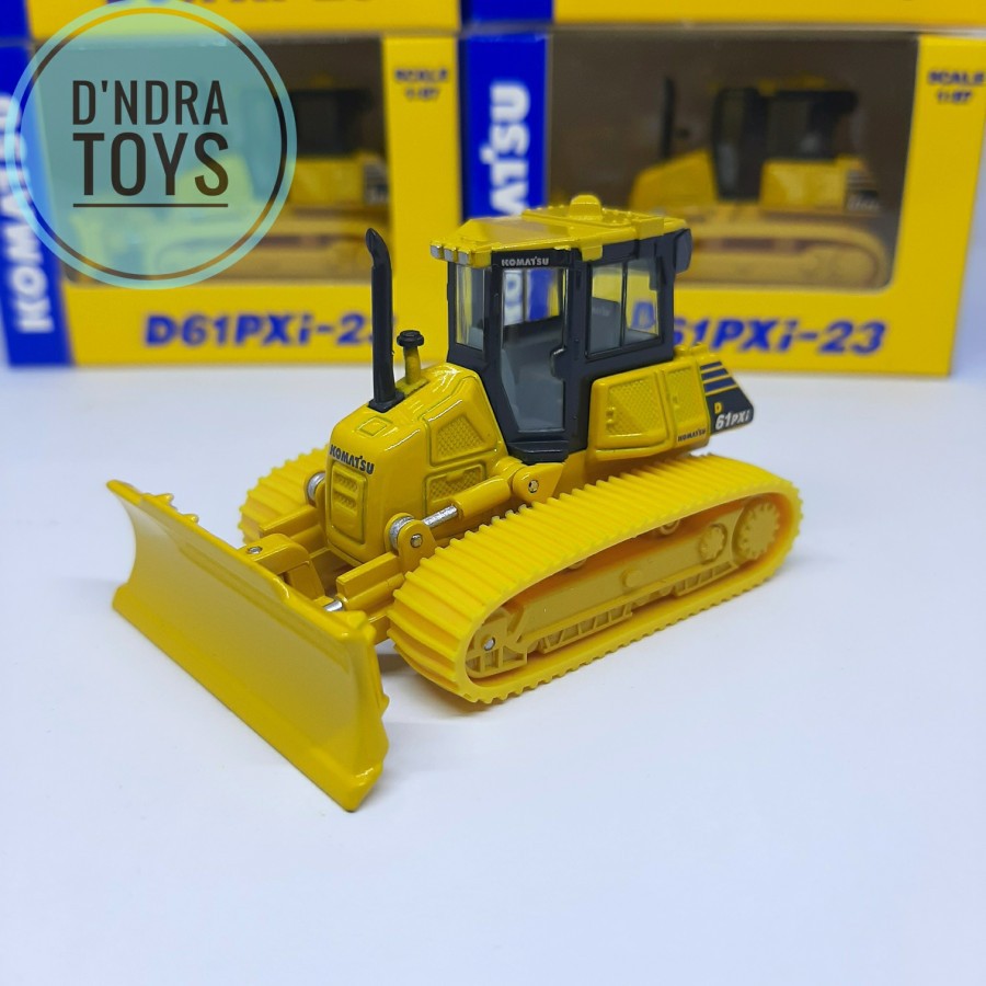 Jual Diecast Miniatur Alat Berat Komatsu D61PXi-23 Crawler Dozer 1