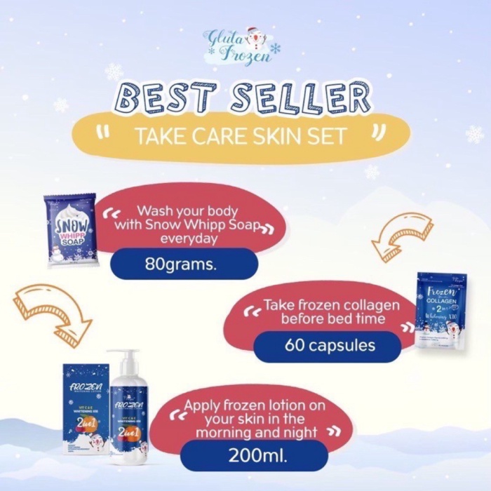 Jual FROZEN COLLAGEN WHITENING BODY LOTION 100 ORIGINAL THAI !! FROZEN