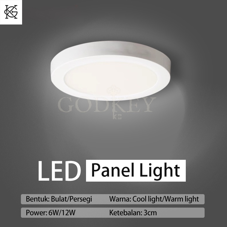 Jual Tx Lampu Led Panel Light Lampu Downlight Bulat Kotak Led