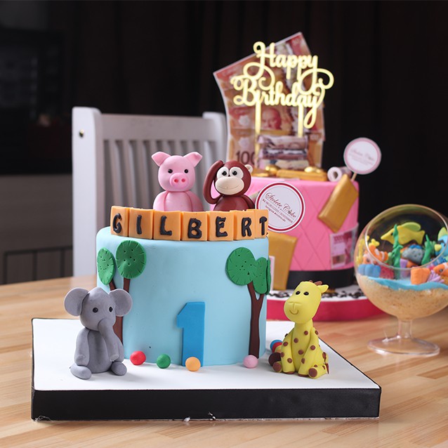 Jual Kue Ulang Tahun Model Animal Diameter 16 Cm Mohon Baca