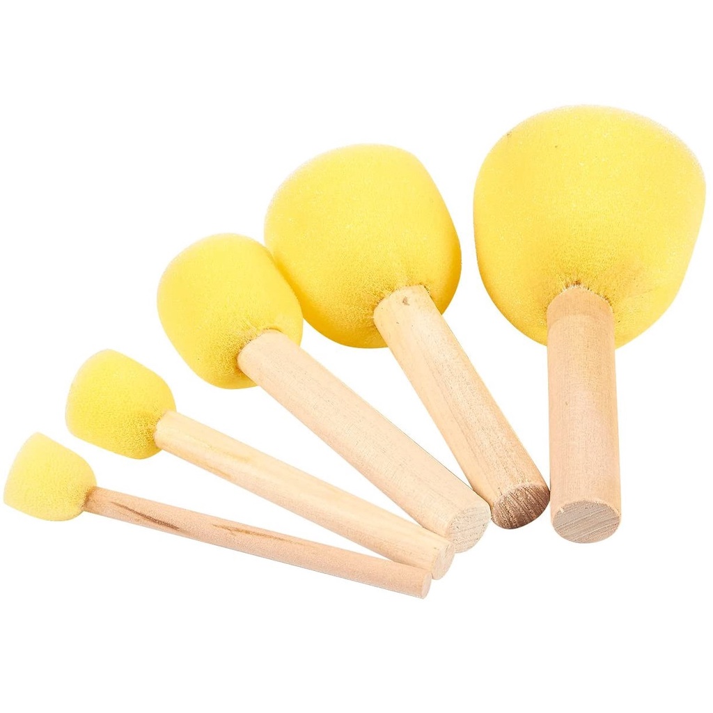 Jual Kid Paint Sponge Dot, Spons Dot Lukis isi 5 | Shopee Indonesia