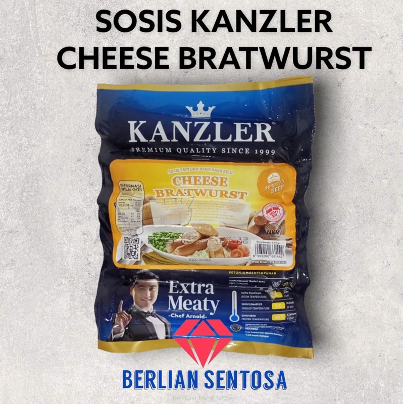 Jual Kanzler sosis cheese bratwurst | Shopee Indonesia