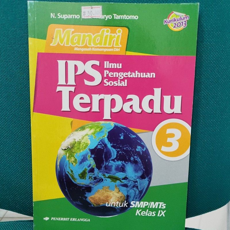 Jual BUKU SOAL MANDIRI IPS ILMU PENGETAHUAN SOSIAL TERPADU KELAS IX ...