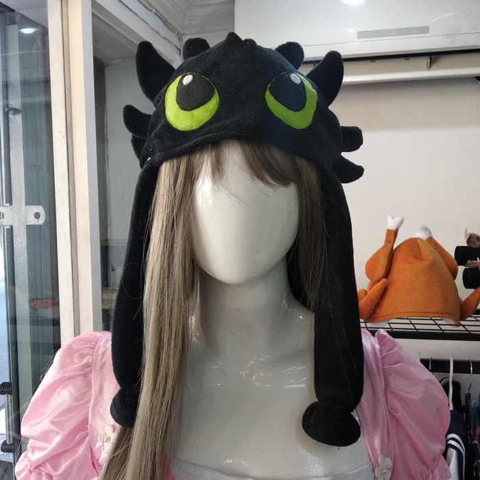 Jual TOPI LUCU TOOTHLESS NIGHTFURRY / LIGHT FURRY | Shopee Indonesia