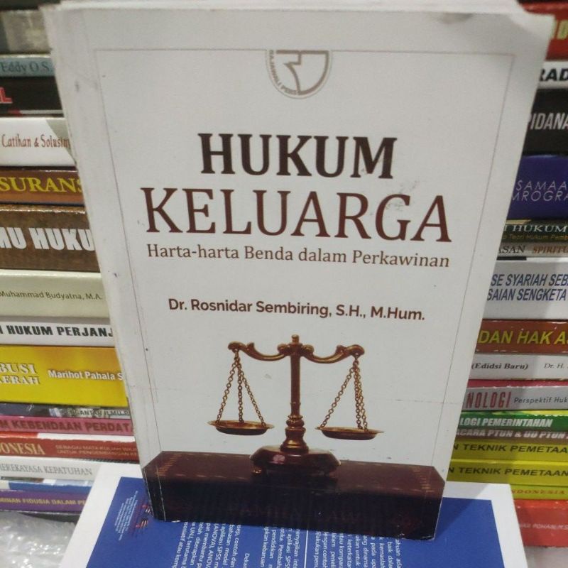 Jual Hukum Keluarga Harta Harta Benda Dalam Perkawinan By Rosnidar ...