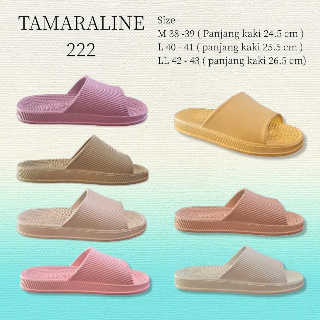 Jual Tamara Line Sandal Selop Karet Pria Wanita Dewasa Terbaru Kekinian