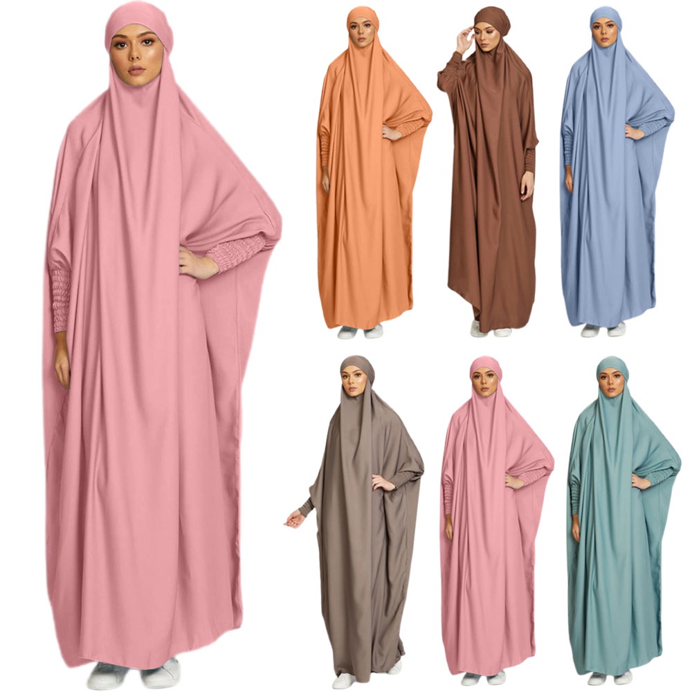 Jual 2022 Berkerudung Abaya Muslim Wanita Doa Pakaian Jilbab Gaun Jubah ...