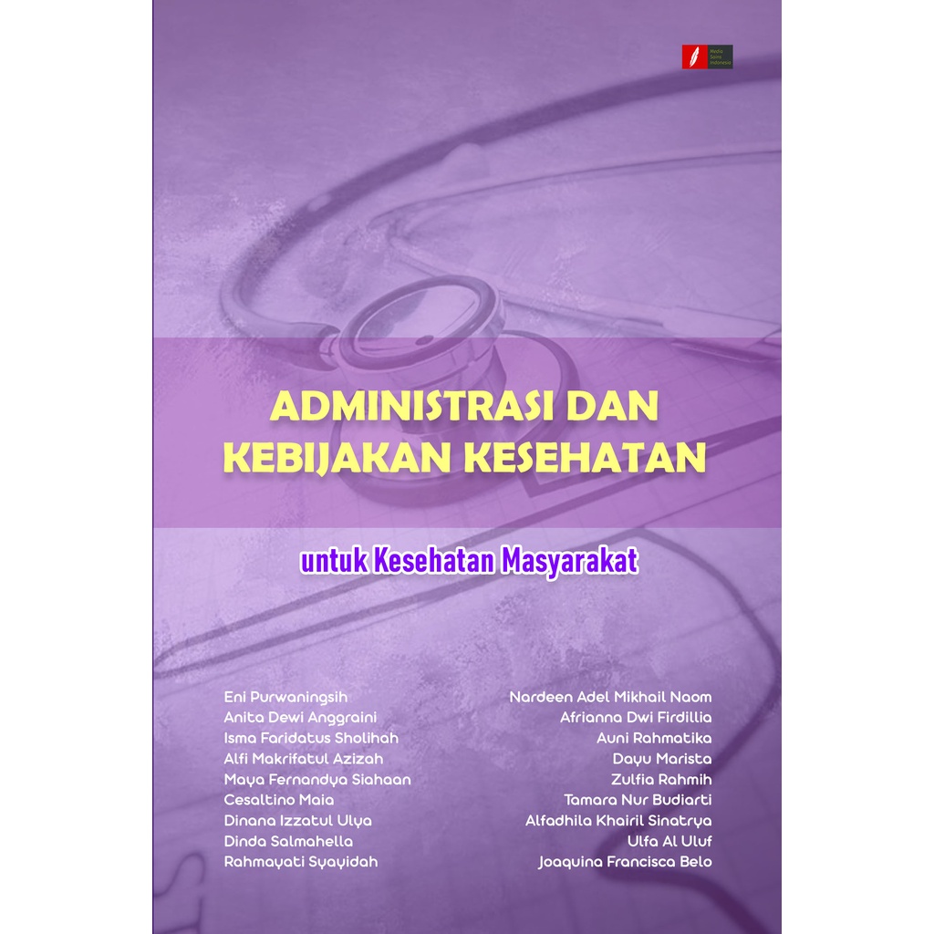 Jual Administrasi Dan Kebijakan Kesehatan Untuk Kesehatan Masyarakat ...