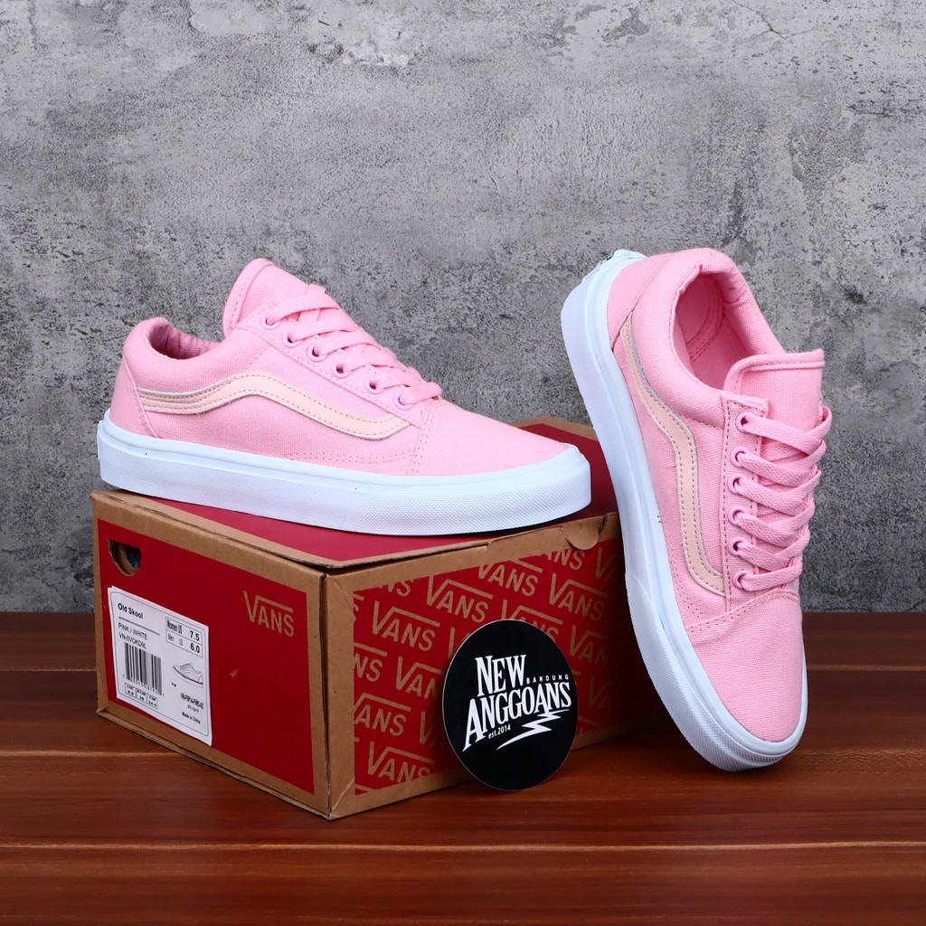 Sepatu vans old skool pink store