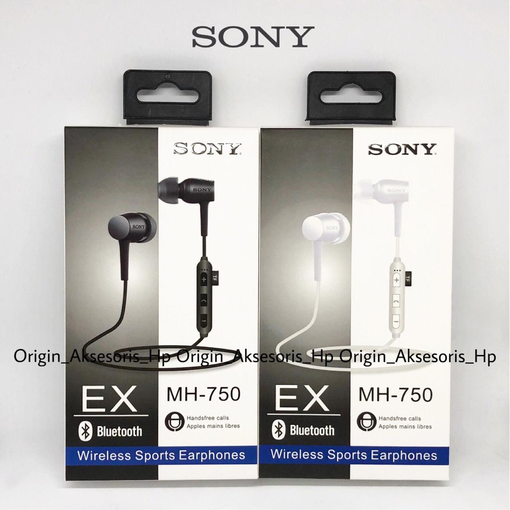 Headset bluetooth sony earphones MH 750 wireless bluetooth sony sport earphones MH 750 MH750