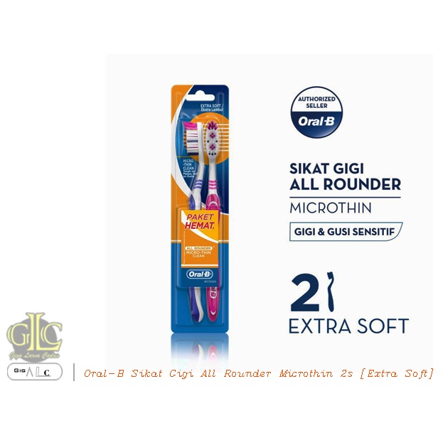 Jual Oral-B Sikat Gigi All Rounder Microthin 2s | Shopee Indonesia