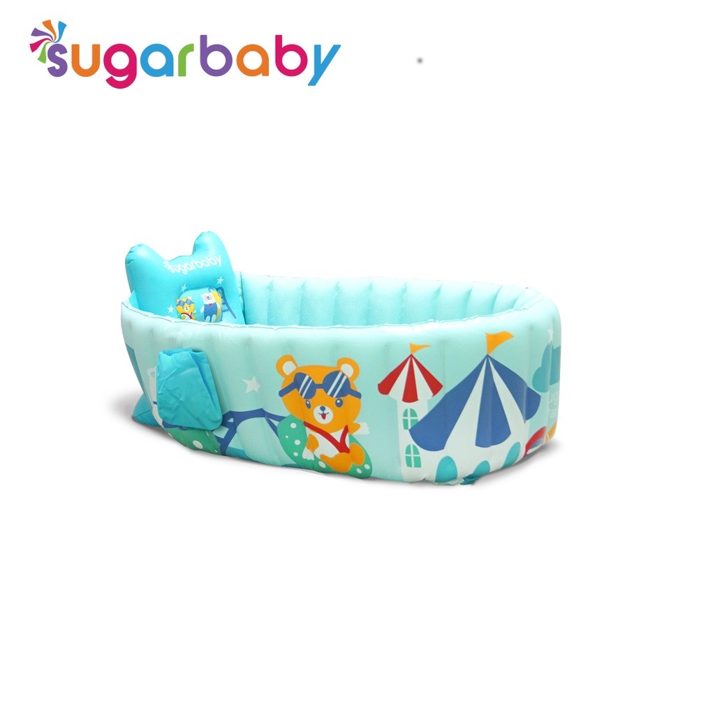 Jual Sugarbaby 2in1 Inflatable Baby Bath Tub 2in1 Baby Bather& Baby Spa