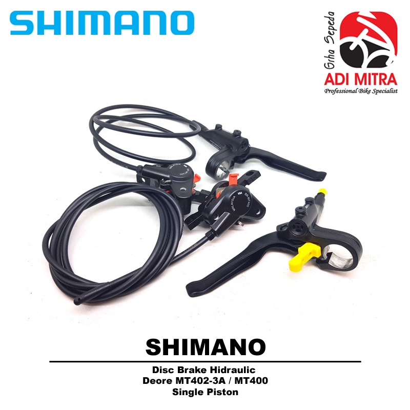 Shimano mt400 brake set hotsell