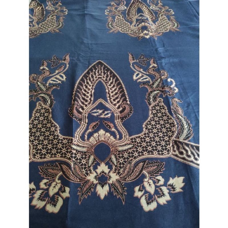 Jual Kain Batik Biru Dongker Shopee Indonesia