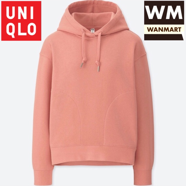 Jual UNIQLO Women Sweater Hoodie Lengan Panjang Jaket Wanita Pink