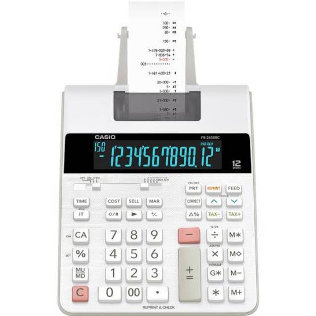 Jual CASIO FR2650RC KALKULATOR PRINTING / 2650 RC CALCULATOR PRINT