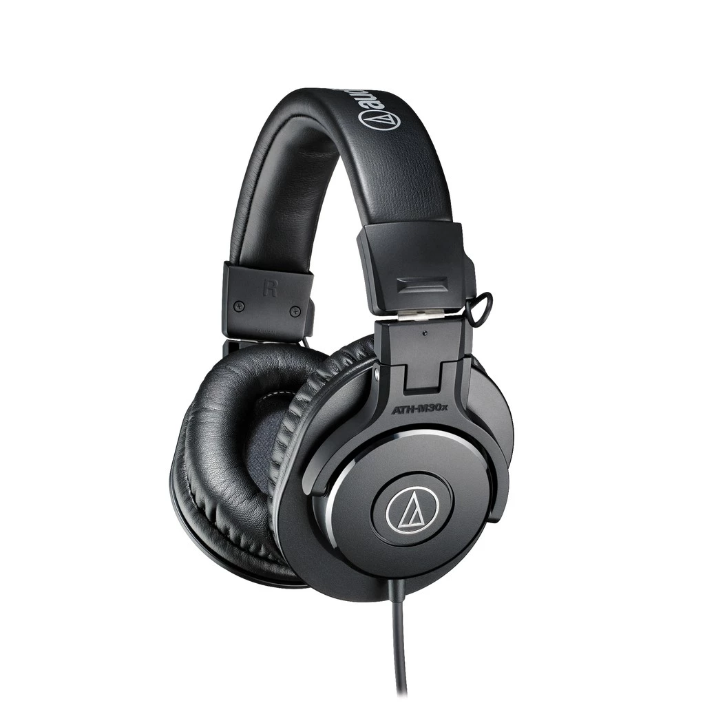 Audio technica ATH M30x Professional Studio Monitor Headphones - Hitam