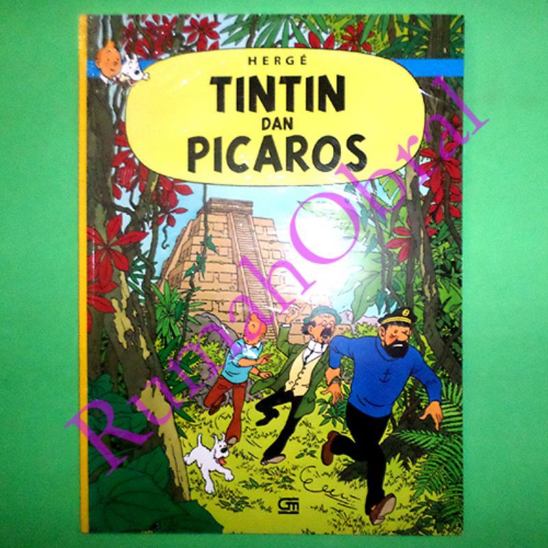 Jual Buku Tintin Dan Picaros Oleh Herge Buku Ukuran Besar Penerbit