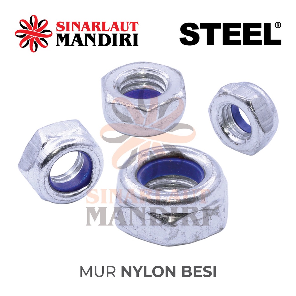 Jual Mur Nylon Lock Nut M Picth Kunci Shopee Indonesia