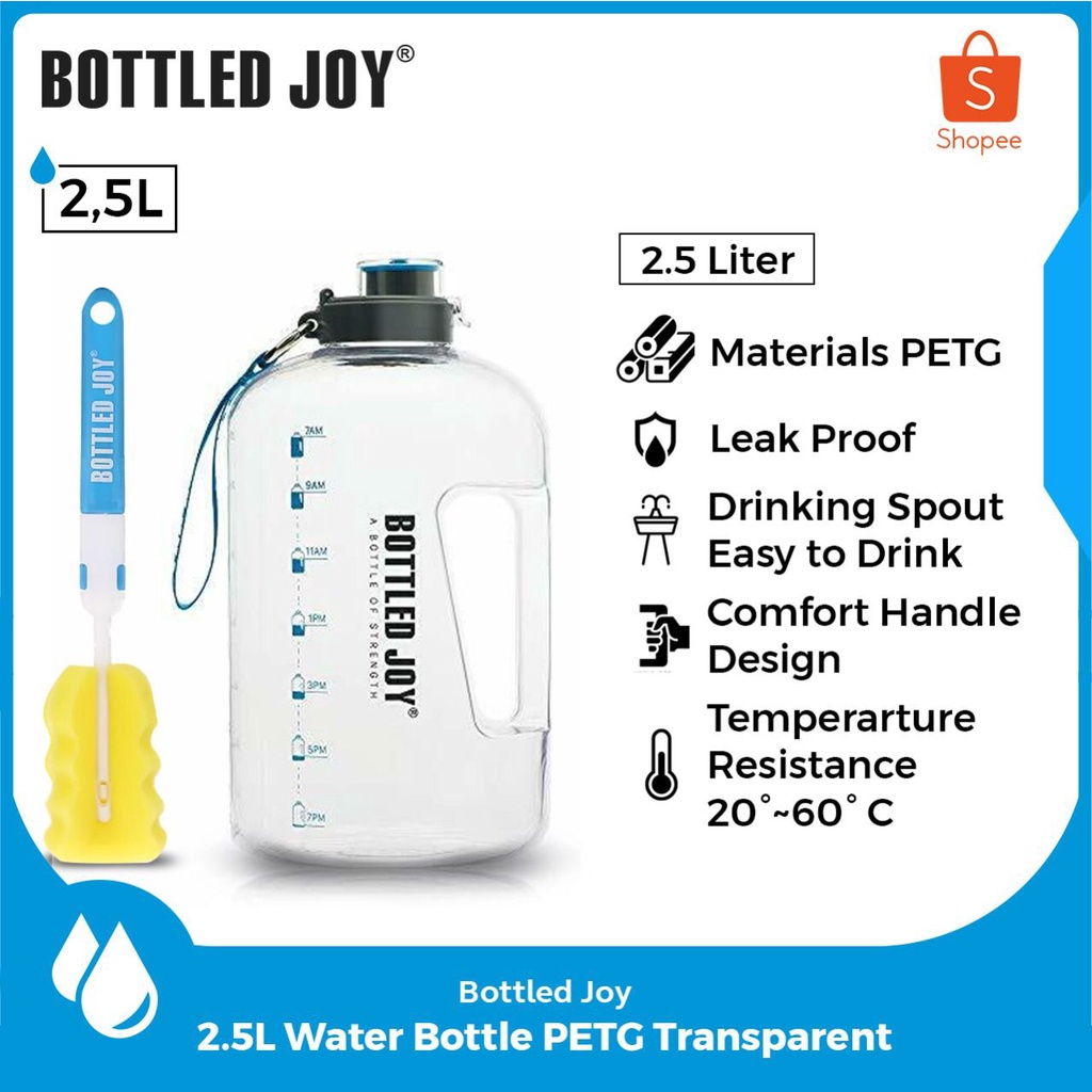 Jual Bottled Joy 2.5 L Water Bottle Shopee Indonesia