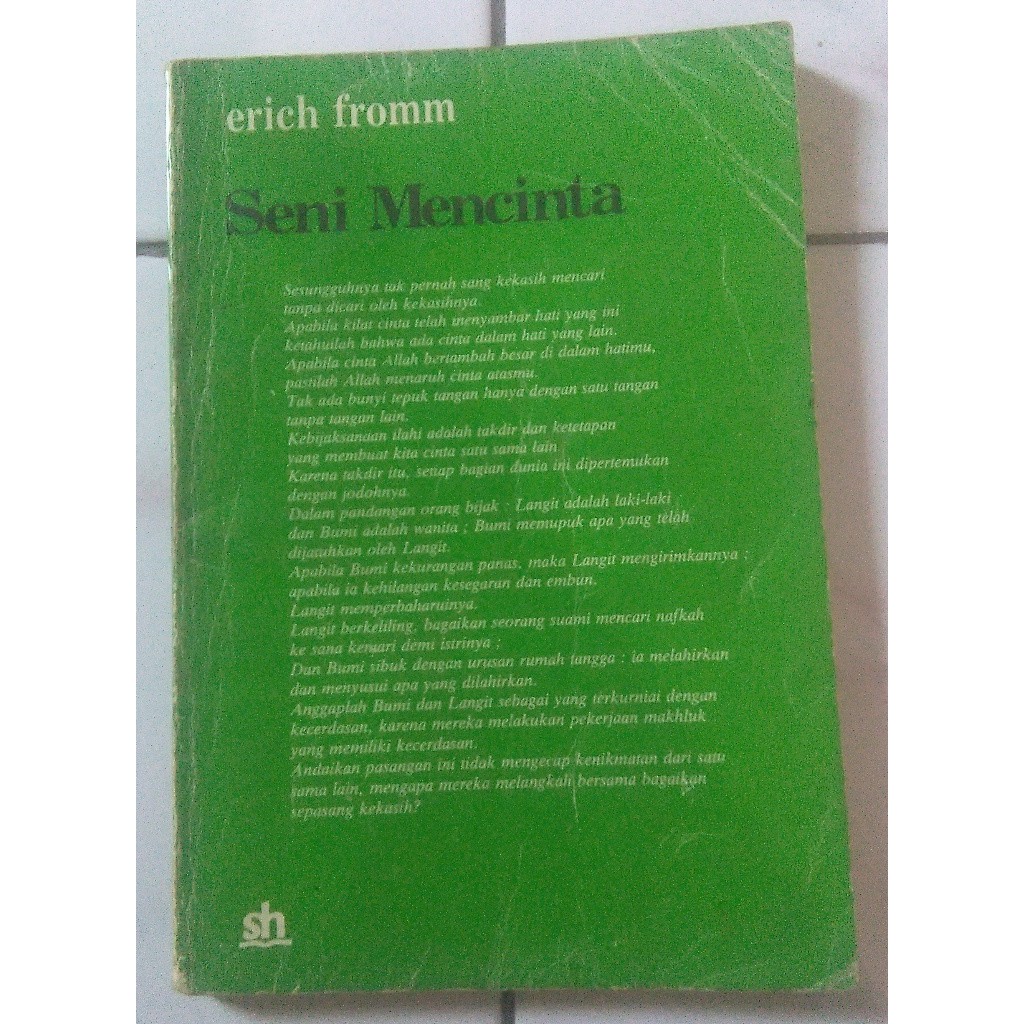 Jual Buku Seni Mencinta Karya Erich Fromm Shopee Indonesia