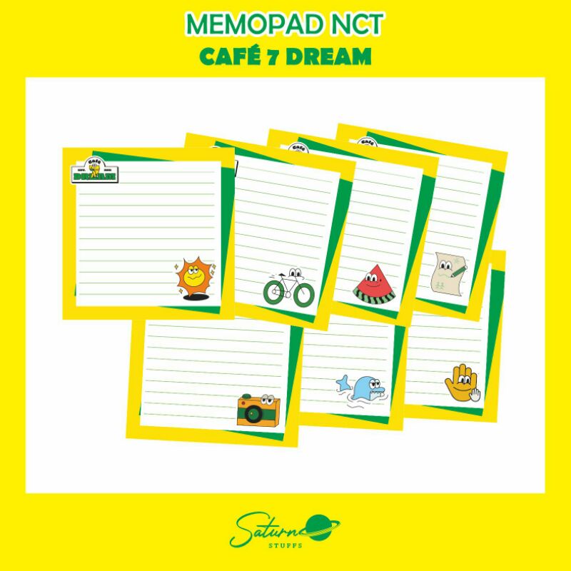 Jual MEMOPAD NCT DREAM / NOTES NCT (7CAFE DREAM) | Shopee Indonesia