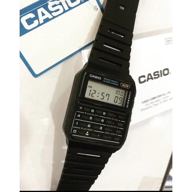 Jual jam casio calculator ory100 bergaransi satu tahun cowok/cewek