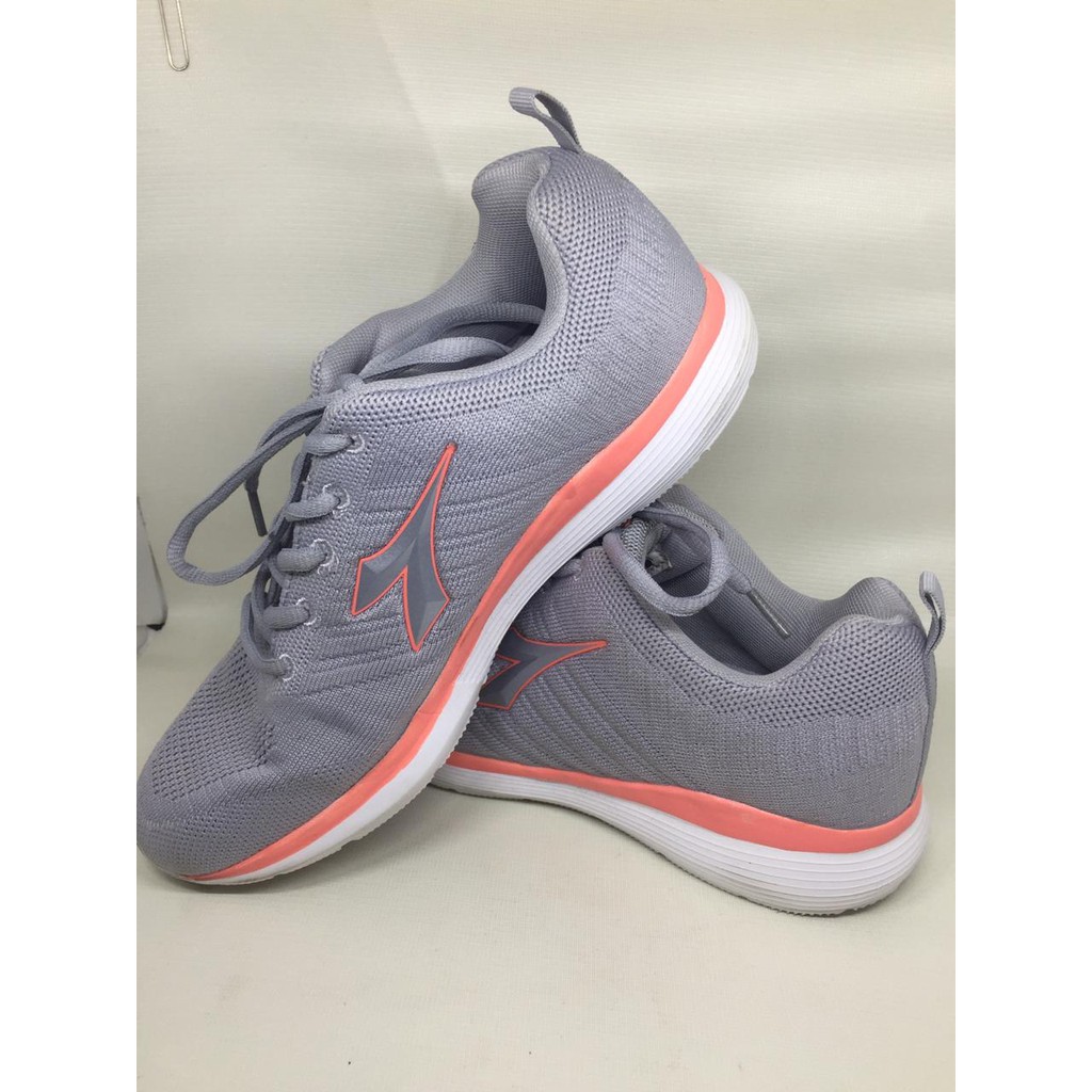 Sepatu Diadora Walking Running Abu Orange