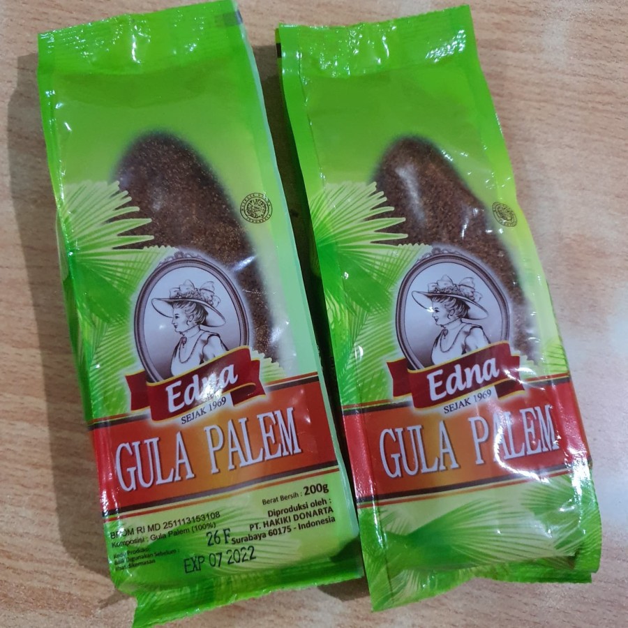 Jual Edna palm sugar 200gram gula kelapa 200gr coconut sugar Shopee