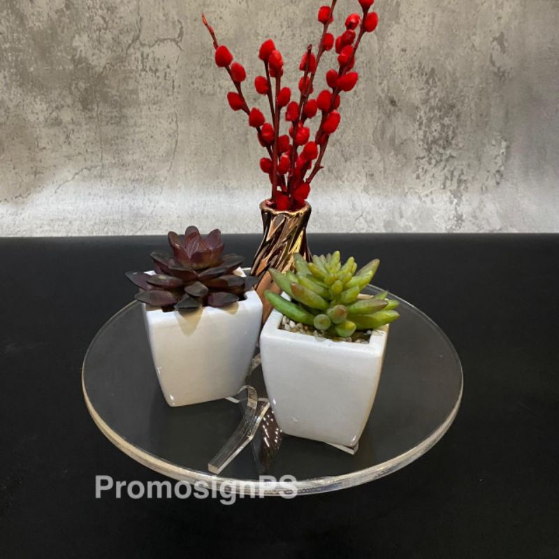 Jual Acrylic Display Produk / Display Pajangan / Acrylic Bulat ...