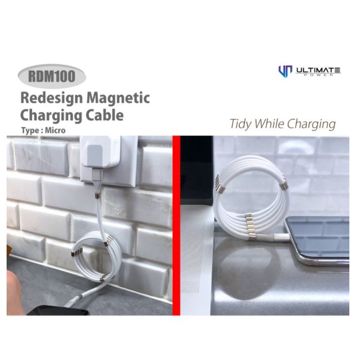 Jual ULTIMATE REDESIGN MAGNETIC CABLE Self Winding MICRO USB 1M ...