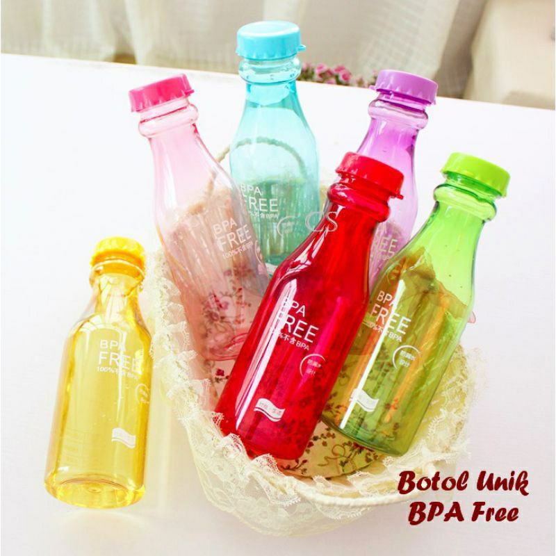 Jual JT - Botol Minum Unik BPA Free Anti Tumpah Bentuk Soda My Bottle ...