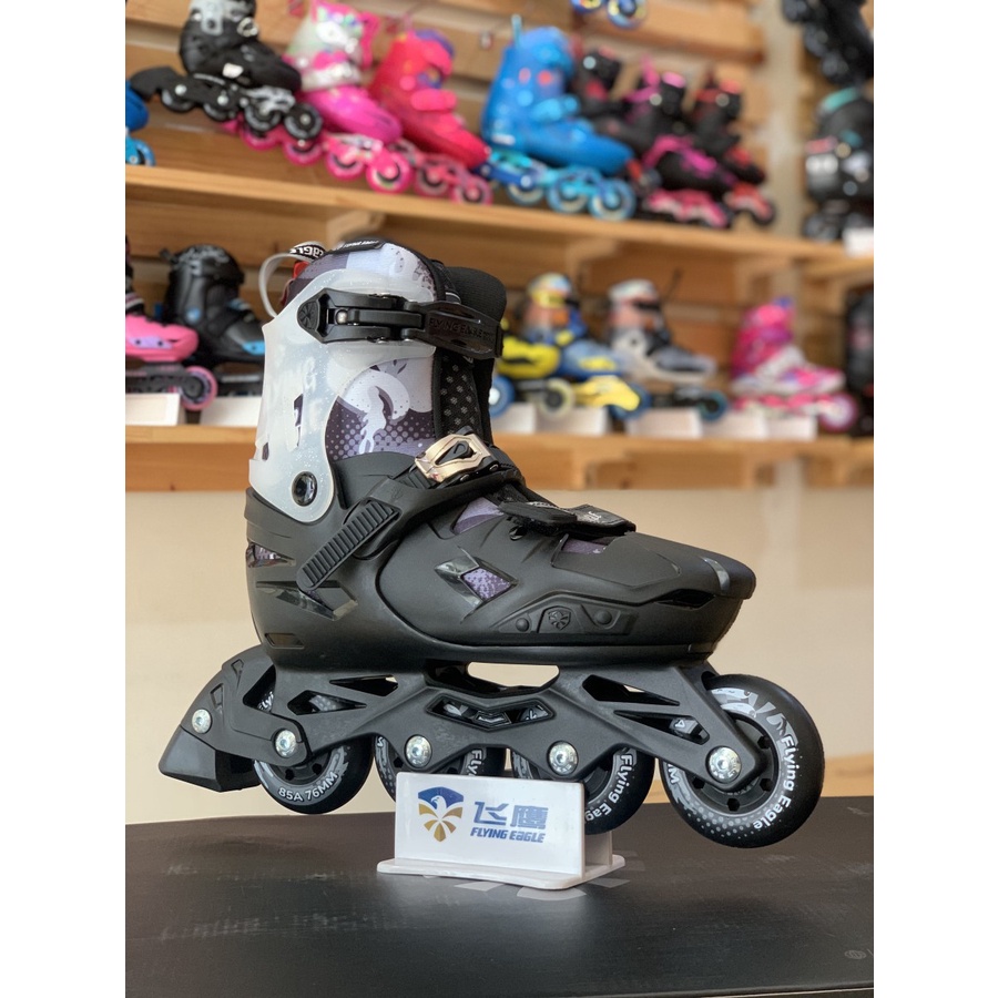 Jual Sepatu Roda Inline Skate Flying Eagle S3 Cosmo Black | Shopee ...