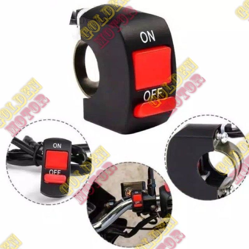 Jual Saklar Power Switch On Off Lampu Motor Stang Bisa Untuk Semua ...