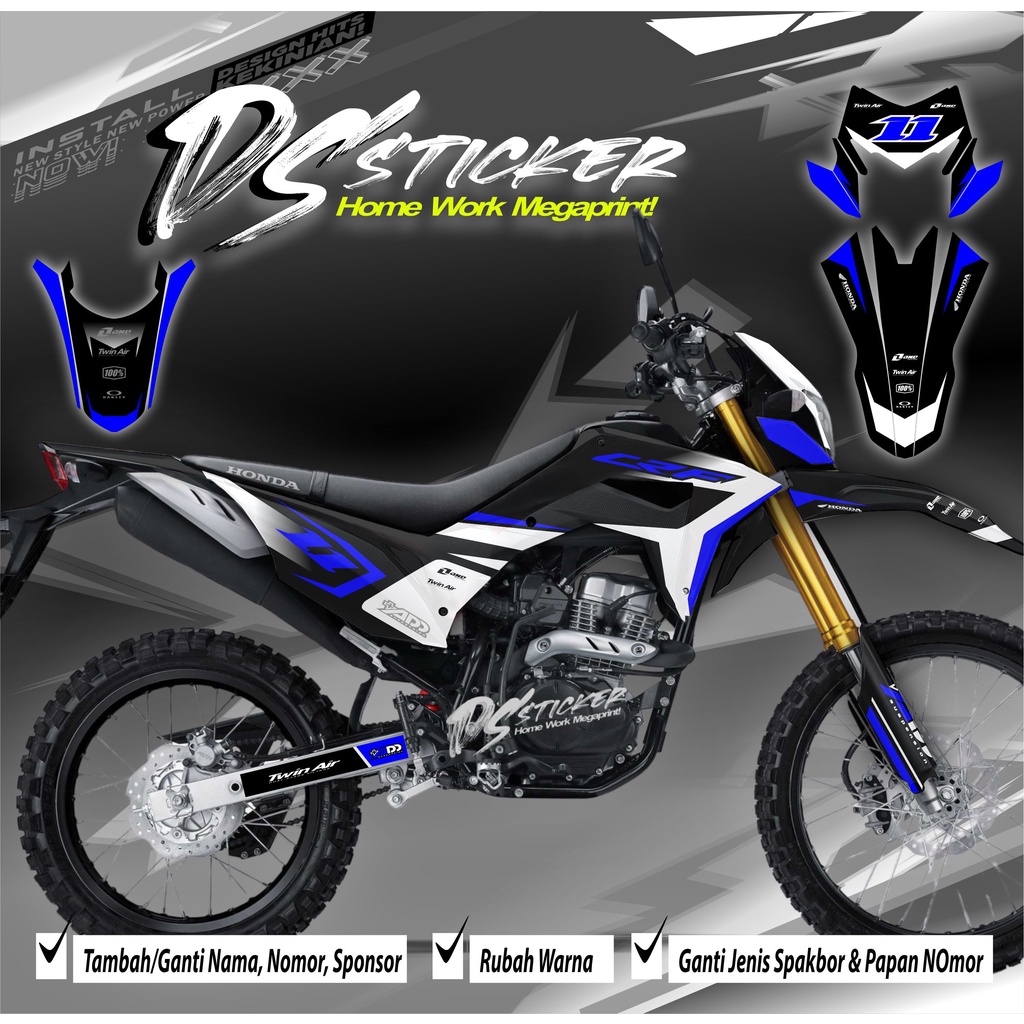 Jual Decal Sticker Setiker Stiker Crf L Fullbody Dekal Trail