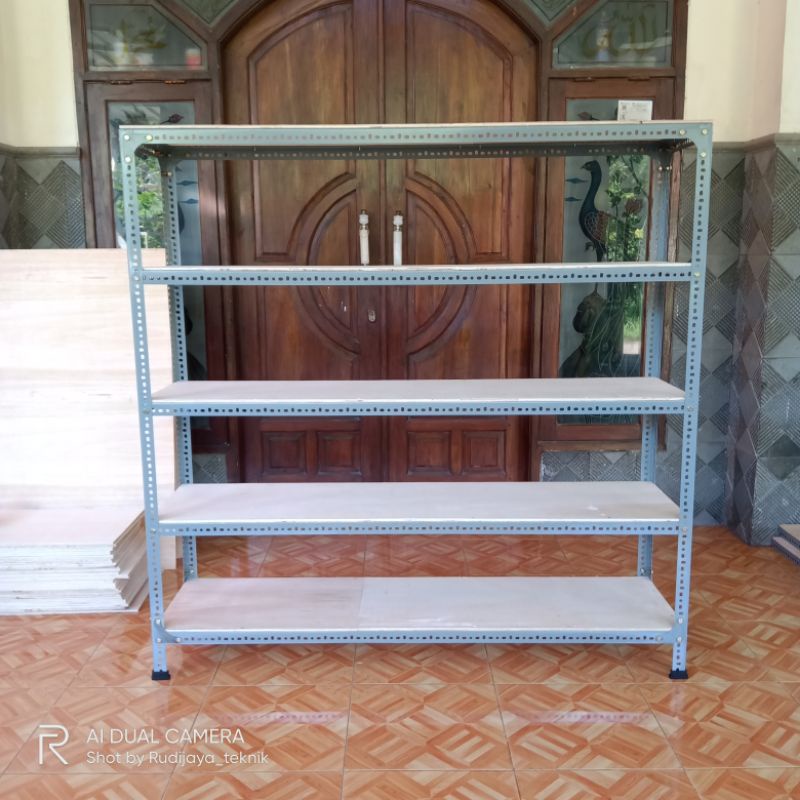 Jual RAK SIKU LUBANG (150X40X150) 5 SAP | Shopee Indonesia