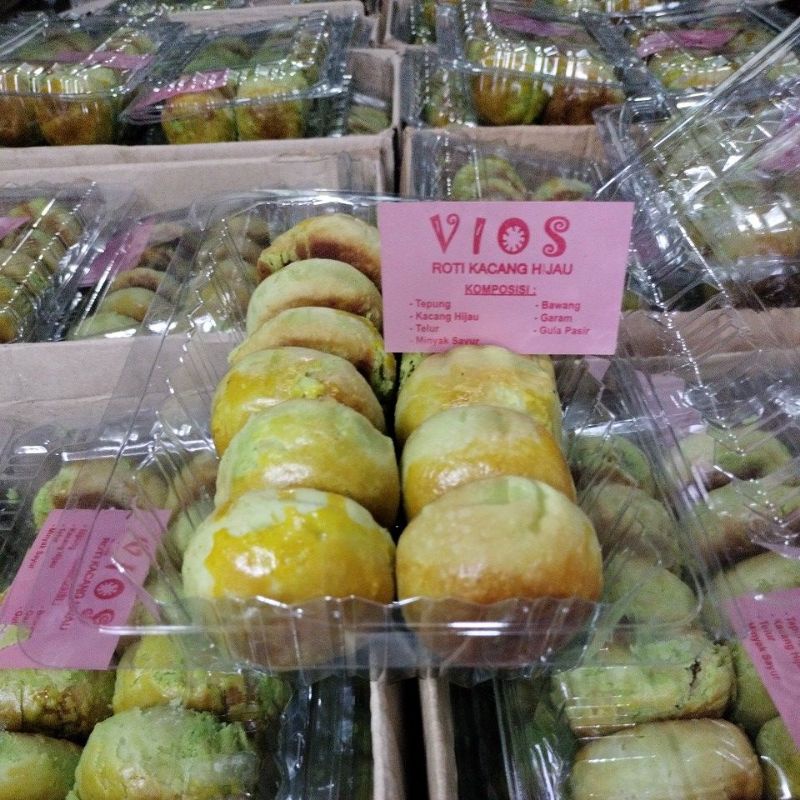 Jual [PROMO] pia/roti isi kacang hijau harga isi 12pics@ berat ...