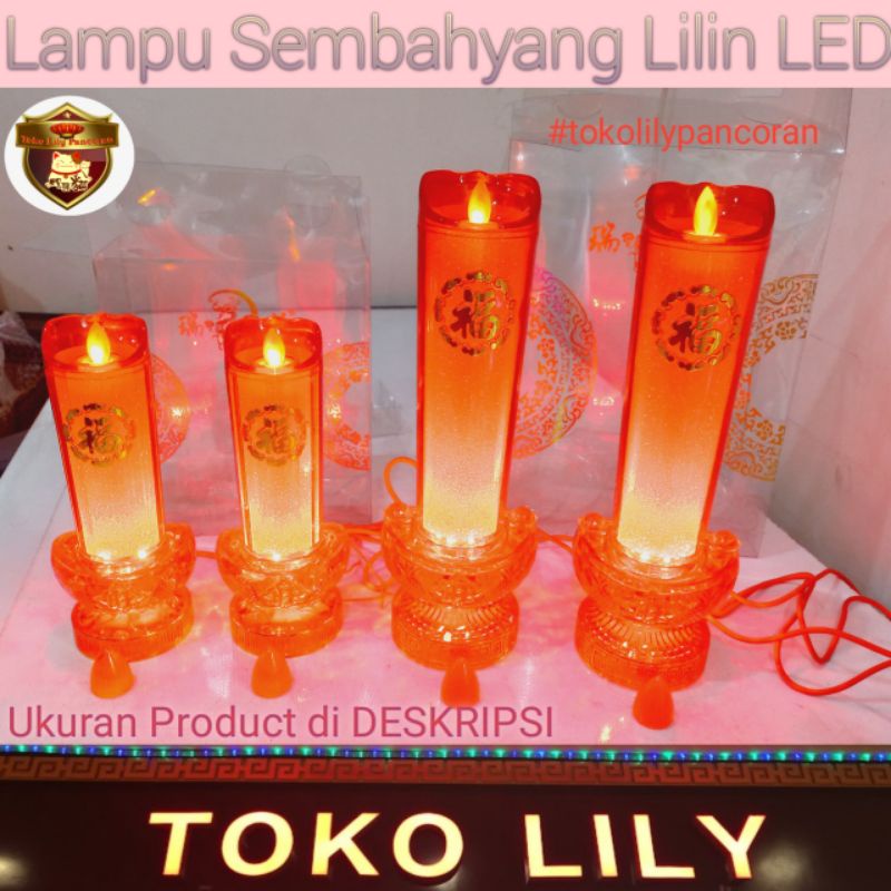 Jual Lampu Altar Lilin Lampu Sembahyang Lampu Led Altar Lilin