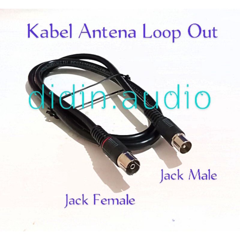 Jual Kabel Loop Out Set Box Antena Male To To Female Meter Shopee Indonesia