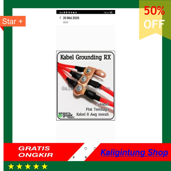 Jual Jual Kabel Grounding Universal Grounding Wire Set Berkualitas