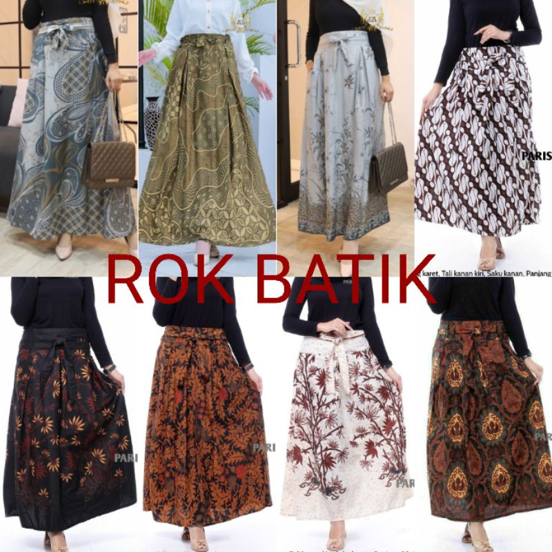 Jual ROK KLOK / ROK PAYUNG BATIK KLASIK MODERN | Shopee Indonesia