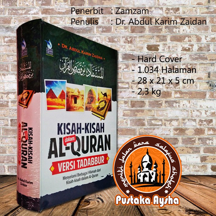 Jual Kisah Kisah Dalam Al Quran Versi Tadabbur Zamzam Pustaka Aysha